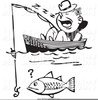 Free Clipart Of Man Fishing Image