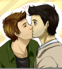 Destiel Fanart Kiss Image