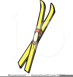 Clipart And Skis Image