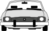 Car Front View Clip Art