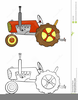 Cartoon Clipart Tractor Image