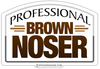 Brown Noser Clipart Image