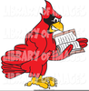 Louisville Cardinal Clipart Image