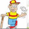 Cartoon Baseball Bat Clipart Image