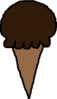 Chocolate Ice Cream Clip Art