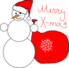 Merry X-mas Clip Art