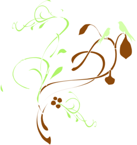 Birds On A Branch Clip Art