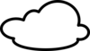 Black Cloud Clip Art