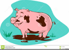 Pig Sty Clipart Image