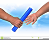 Free Baton Handoff Clipart Image