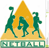 Netball Cartoon Clipart Image