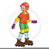 Rollerblader Clipart Image