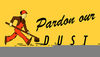 Pardon Our Mess Clipart Image