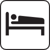 Hotel Motel Sleeping Accomodation Clip Art