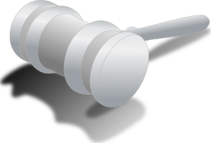 Judge Hammer 3 Clip Art