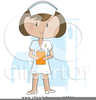 Free Cartoon Nurse In Scrub Uniform Holding Needle Clipart Image