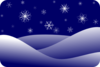 Winter Scenery Clip Art