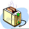 Smoking Oven Clipart Image