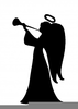 Trumpeting Angel Clipart Image