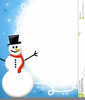 Snowman Globe Clipart Image