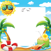 Clipart Beach Scene Image