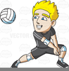 Free Volleyball Player Clipart Image
