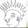 Punk Hair Clipart Image