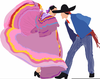 Mexican Dancers Clipart Image