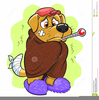 Free Clipart Sick Dog Image