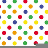 Clipart Coloured Dots Image