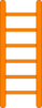 Orange Ladder Clip Art