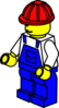 Little Lego Man Clip Art