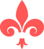 Pink Fleur De Lis Clip Art