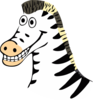 Cartoon Zebra Clip Art