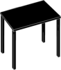 Black Table Shadi Clip Art