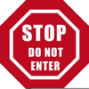 Clipart Do Not Enter Sign Image