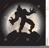 Scary Moon Clipart Image