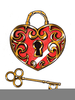 Heart Shaped Locket Clipart Image