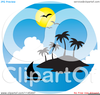 Clipart Tropical Island Hut Image