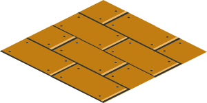 Isometric Floor Tile Clip Art