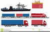 Freight Container Clipart Image