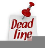 Newsletter Deadline Clipart Image