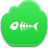 Fish Skeleton Icon Image