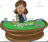 Casino Dealer Clipart Image