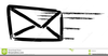 Flying Envelope Clipart Image