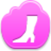 Free Pink Cloud High Boot Image