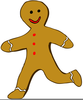 Gingerbreaad Man Clipart Image