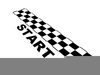 Free Clipart Finish Line Flag Image