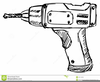 Cordless Drill Clipart Image