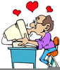 Happy Computer User Clipart Image